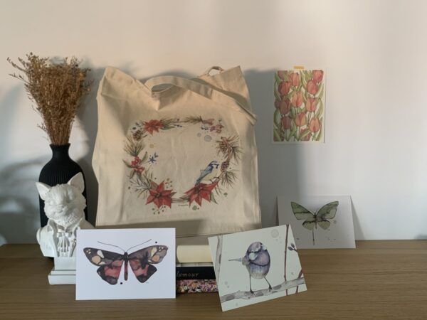 Bolso Corona floral de Invierno