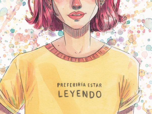 Lámina Esther Gili – Preferiría estar leyendo