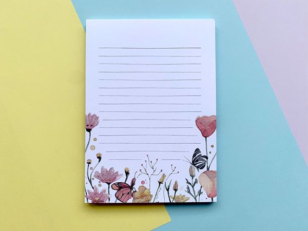 Bloc de notas Flores silvestres